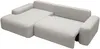 Vente-unique - DAVISO Sofa Stoff Grau - B 162 cm x H 87 cm x L 264 cm Bild 5