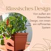 GarPet Pflanzkübel 2x Pflanzkübel Rechteckig Blumen Kübel Pflanz Topf 35 cm Terrakotta Bild 5