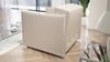 Wohnero24 Design Schlafsessel NESSA 1 - Komfortbett 80 x 195 cm - mit Bettkasten - Creme Bild 4
