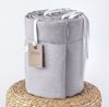 Loolay Bettnestchen 100% GRAU BIO-Baumwolle Atmungsaktives Babybett BETTUMRANDUNG, (Umrandung Kopfschutz Bettschlange 420, 360, 210, 180 x 30cm, Babyausstattung Baby und Neugeborene Premium GESCHENK), LOOLAY® - 100% Europäische Stoffe und Kleinserien-N... Bild 2