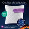7dreams® Kopfkissen Microfaser gesteppt 80x80 cm - 2 Stück Bild 5
