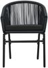 vidaXL 3-tlg. Bistro-Set mit Kissen PE-Rattan Schwarz 48138 Bild 5
