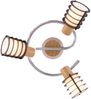 RGB LED Deckenleuchte, Holz, Glas, Spots verstellbar, 25 cm Bild 5