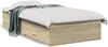vidaXL Bettgestell mit Schubladen Sonoma-Eiche 75x190 cm Holzwerkstoff 3280442 Bild 2