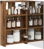 vidaXL Badezimmerspiegelschrank mit Regal Altholz 30 x 10,5 x 50 cm 889013 Bild 3