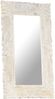 vidaXL Spiegel Weiß 80x50 cm Mango Massivholz 321633 Bild 2