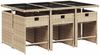 vidaXL 7-tlg. Garten-Essgruppe mit Kissen Beigemischung Poly Rattan 3211092 Bild 3