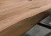 Baumtisch Sheesham 180x90x77 natur gebeizt / U-Beine anthrazit glänzend FREEFORM 5 Bild 5