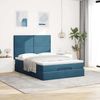 vidaXL Ottoman-Bett mit Matratzen Dunkelblau 140x190 cm Samt 3313401 Bild 3