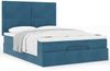 vidaXL Ottoman-Bett mit Matratzen Dunkelblau 140x190 cm Samt 3313401 Bild 4