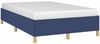 vidaXL Bettgestell ohne Matratze Blau 120x190 cm Stoff 379521 Bild 4