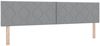 vidaXL Boxspringbett mit Matratze Hellgrau 200 x 200 cm Stoff 3341377 Bild 5