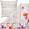 Estella Bettwäsche Aquarell 4703 985 multi Mako Satin 155 x 220 + 80 x 80 cm Bild 2