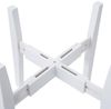 Bambus Pflanzenständer HWC-Q31, Blumenständer Blumentopfständer Blumenhalter, verstellbar 30x27-37cm ~ weiß Bild 5