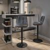 Barhocker 2er Set Sena Grau/Schwarz 38.5 x 86 cm Vicco Bild 3