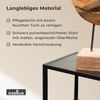 osoltus Cube Industrial Konsolentisch Beistelltisch Metall schwarz 80 x 25 x 80 cm Bild 4