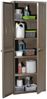 vidaXL Gartenschrank Braun 65x45x172 cm PP Holz-Optik 151240 Bild 3