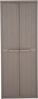 vidaXL Gartenschrank Braun 65x45x172 cm PP Holz-Optik 151240 Bild 2