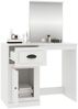 vidaXL Schminktisch mit Spiegel Weiß 90x50x132,5 cm Holzwerkstoff 816760 Bild 5