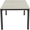STILO Esstisch 90x160, Platte Sintered Stone in Steingrau, Aluminiumgestell in Carcoal Bild 4