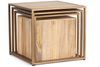 Beistelltisch Jaidev 4er-Set aus Mangoholz Bild 2