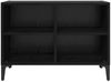 vidaXL TV-Schrankset Wandmontiert Schwarz Holzwerkstoff 875112 Bild 5