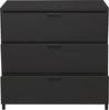 Kommode >Bonnie< in anthrazit matt lack - 81x80x45cm (BxHxT) Bild 2