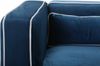 Sessel / Sofa-Eckmodul Presley 125 Silber / Grau Bild 3