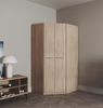 priess Eckkleiderschrank Barcelona Kleiderschrank Ecklösung Raumwunder in 2 Tiefen Schrank Eckschrank Garderobe Bild 2