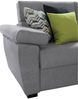 Dmora 2-Sitzer festes Sofa Pisogne, Lineares Sofa für Wohnzimmer, gepolstert, abnehmbarer Bezug, 100 % Made in Italy-Qualität, 185x95 h100 cm, Grau Bild 4