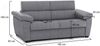 Dmora 2-Sitzer festes Sofa Pisogne, Lineares Sofa für Wohnzimmer, gepolstert, abnehmbarer Bezug, 100 % Made in Italy-Qualität, 185x95 h100 cm, Grau Bild 3