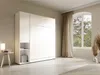 Vente-unique - RAPILI Bett Holz, Platte Weiß - B 50 cm239,2 cm x H 225,2 cm x L 229 cm Bild 2