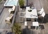 Gartenstuhl Vevi aus Aluminium, modern, in Weiß, leicht, U-Fuß, von Brafab, für Outdoor Bild 5