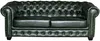 Vente-unique - BRENTON Sofa and armchair set Leder Grün - B 96 cm x H 73 cm x L 201 cm105 cm160 cm Bild 5