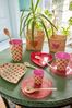 Rice Melamin Becher Darling Hearts Print Medium Melaminbecher Creme Herzenmuster Bild 2