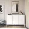 Selsey 'Velveto' – Sideboard 3-türig, Weiß, 150 cm Bild 2
