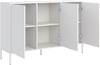Selsey 'Velveto' – Sideboard 3-türig, Weiß, 150 cm Bild 4
