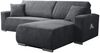 Sofa Couch Ecksofa Eckcouch Wohnlandschaft Schlaffunktion Lincoln Cord Bezug Bild 4