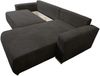 Sofa Couch Ecksofa Eckcouch Wohnlandschaft Schlaffunktion Lincoln Cord Bezug Bild 5