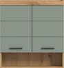 Xonox Scout Hängeschrank (B/H/T: 74x79x24 cm) in Salbei und Artisan Eiche Nachbildung Bild 2