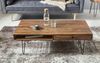 Couchtisch BAGLI Massiv-Holz Sheesham 110 cm breit Wohnzimmer-Tisch Design Metallbeine Landhaus-Stil Beistelltisch Bild 5