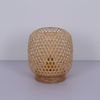 Tischleuchte, Bambusgeflecht, natur, H 27 cm Bild 5