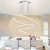 oyajia Deckenleuchte LED Kristall Deckenlampe Dimmbare, Moderne Pendelleuchte Oval Design, LED fest integriert, Warmweiß, Naturweiß, Kaltweiß, Höhenverstellbar Kronleuchter Lampe,für Wohnzimmer Schlafzimmer Hotel Bild 1