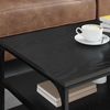 vidaXL Couchtisch Schwarz Eichen-Optik 90 x 49 x 40 cm Holzwerkstoff 886245 Bild 4