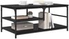 vidaXL Couchtisch Schwarz Eichen-Optik 90 x 49 x 40 cm Holzwerkstoff 886245 Bild 3