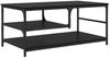 vidaXL Couchtisch Schwarz Eichen-Optik 90 x 49 x 40 cm Holzwerkstoff 886245 Bild 2