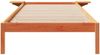 vidaXL Bettgestell mit Nachttischen Wachsbraun 90 x 210 cm 873222 Bild 5