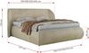 Polsterbett mit Lattenrost, Doppelbett Bettkasten, Bettgestell mit Gasdruckfeder Foam Matratze - CAELA CLASSIC - 140 x 200 cm - Beige Velvet - MIRO LUX Bild 4