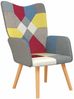 vidaXL Relaxsessel Patchwork Stoff [328183] Bild 2