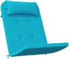 vidaXL Stuhlkissen Uni 2 pcs Türkis 58 x 77 x 4,5 cm Oxford-Stoff 361851 Bild 5
